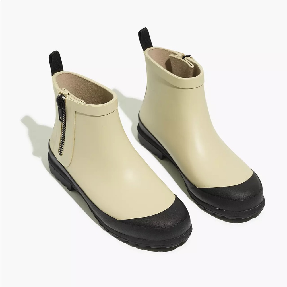 Madewell Zip-Up Lugsole Rainboot